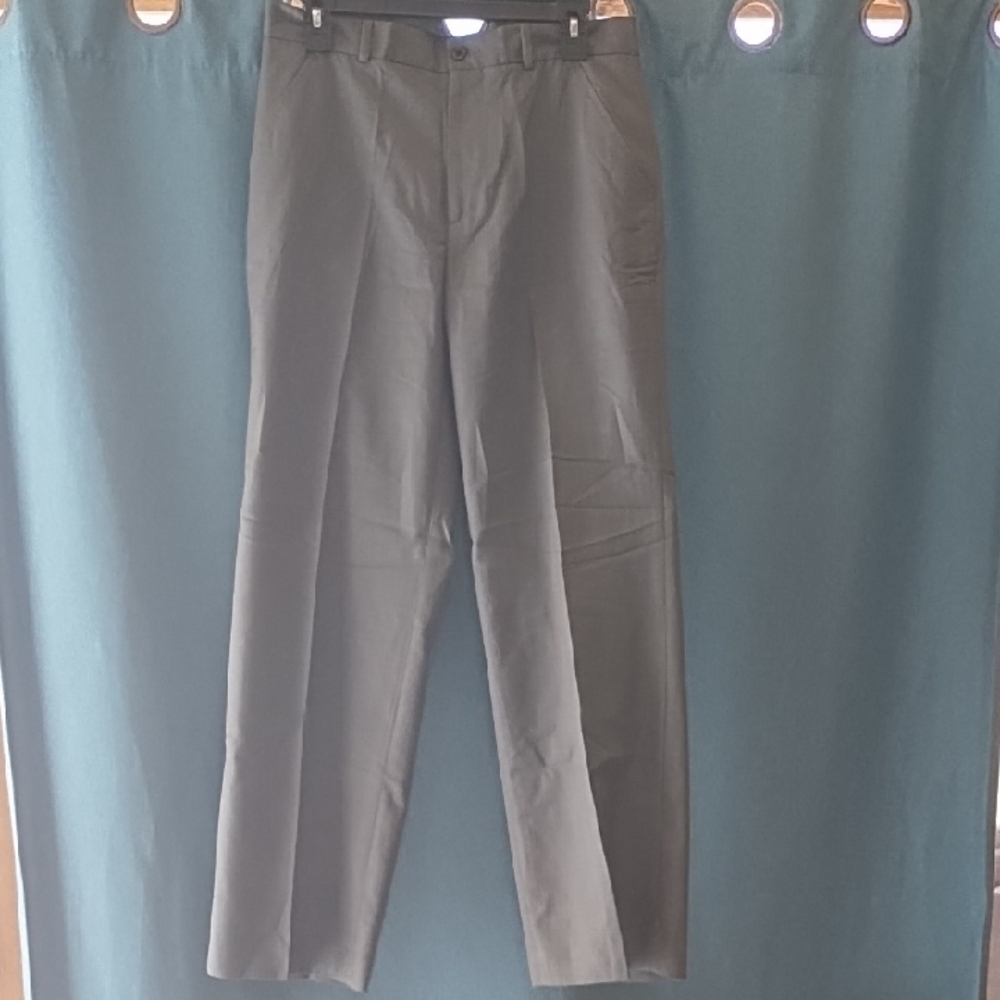 Perry Ellis Men's Charcoal Dress Pants